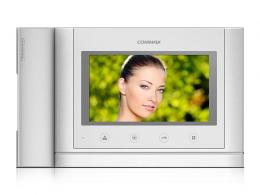 CDV-70MH bílý - verze 17-30Vdc videotelefon 7", CVBS, se sluch., 2 vst.