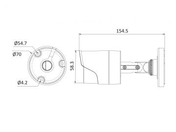 DS-2CE16D0T-IRF - (3.6mm)(C) 2Mpix, 4v1 bullet kamera; 3,6mm; IR 20m
