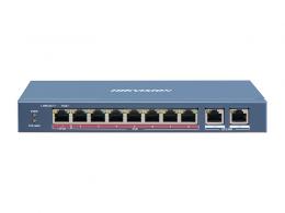 DS-3E0310HP-E 10/7+1 PoE switch, 2x uplink 1Gbps