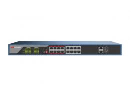 DS-3E1318P-E 18/16 PoE switch,1x uplink 1Gbps + 1x SFP, mng.