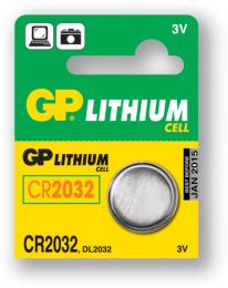 Baterie TYP 2032, GP lithium pro klíčenky REM1 / REM2 / RAC1