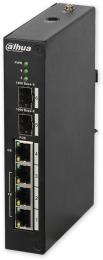 PFS3206-4P-96 PoE switch 6/4, 1x Gb PoE/3x Poe/2x Gb LAN, 96W, průmyslový