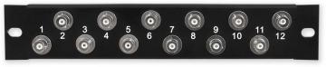 PP-142 BNC 12P 10" patch panel 1U, 12 portů BNC
