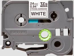 TZE-S251 - kazeta s páskou bílá / černá, 24 mm, 8 m, profi
