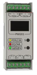 PWG 1 DIN vyhodnocovací jednotka teplotního kabelu
