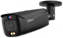 IPC-HFW3849T1-AS-PV-S5 BLACK - 2,8 mm 8Mpix, 30m IR a 30m bílé LED, WizSense 3 Series, mikrofon a reprodukto