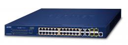 GS-4210-24PL4C switch 1G 24x PoE (802.3at) až 430W + 4x 1Gb TP/SFP, MNG