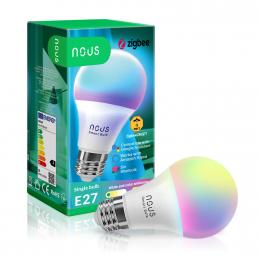 NOUS Smart Bulb P3Z Chytrá žárovka RGB E27 9W Zigbee