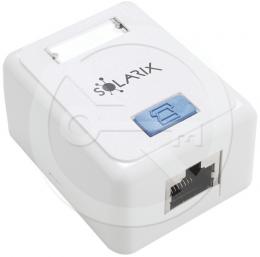 SX108-5E-STP-WH Solarix zásuvka CAT5E STP 1 x RJ45