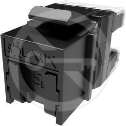 SXKJ-5E-UTP-BK-NA Solarix keystone CAT5E rychlozařezávací